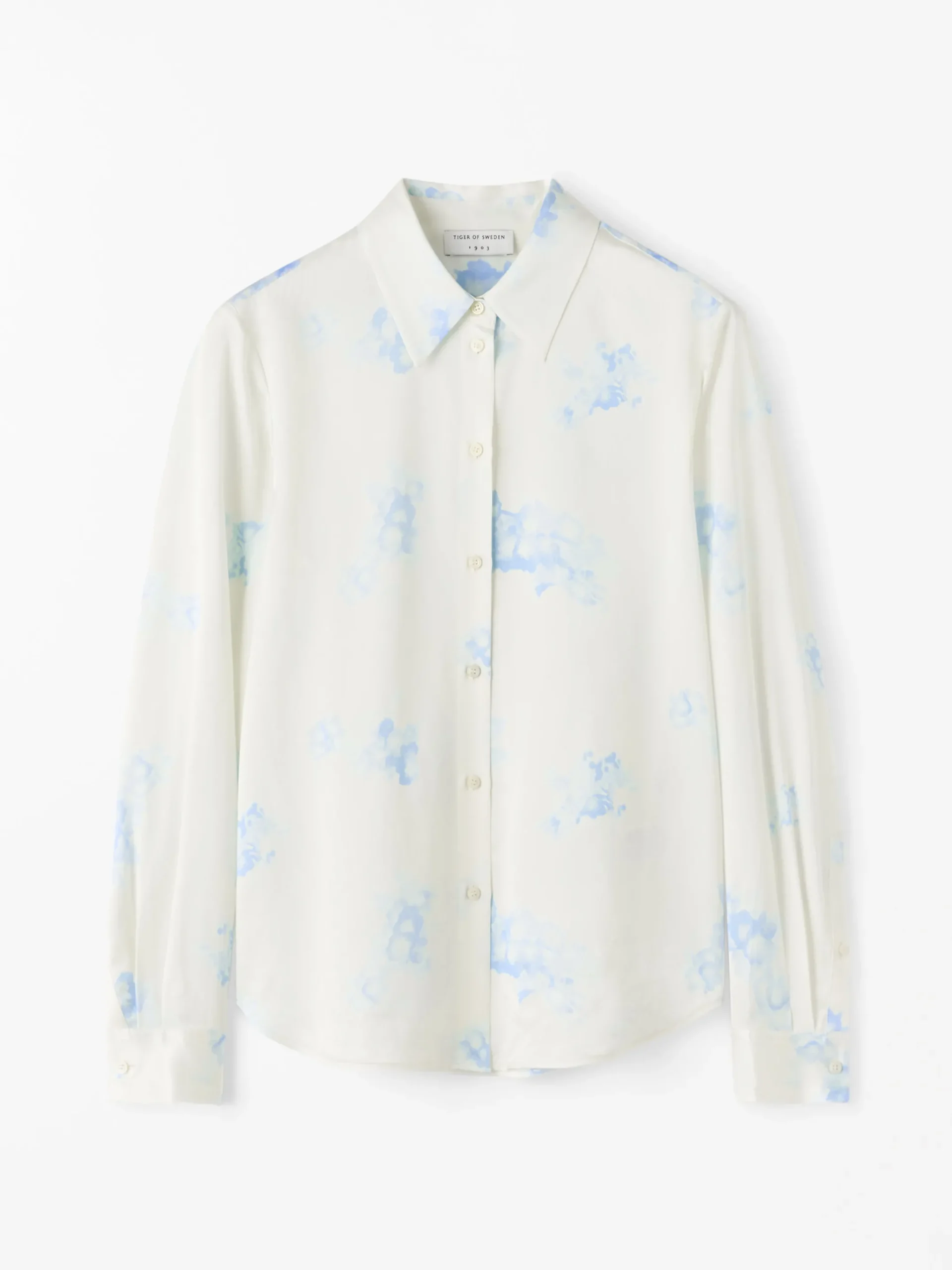 Camilla Klassisk Blus med Tryck