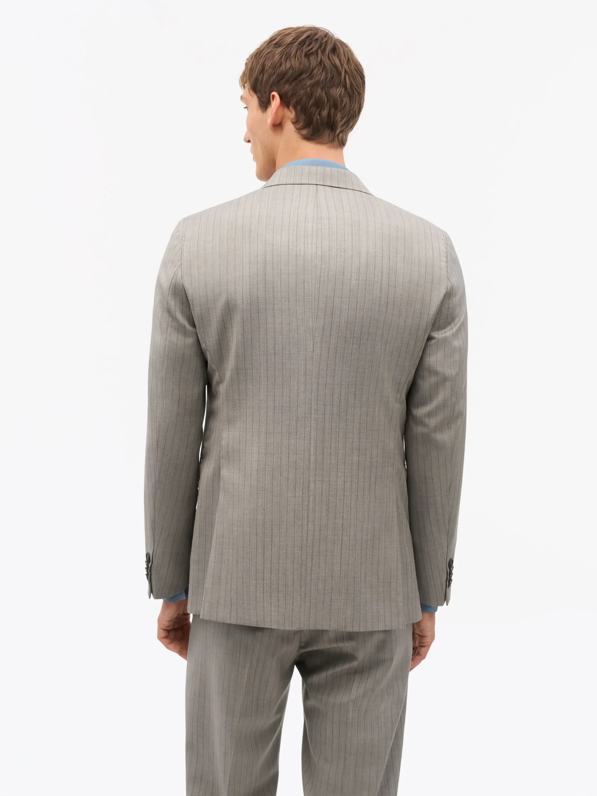 Ease pinstripe kostym i ull