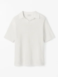 Eoin P Ribbstickad Polo