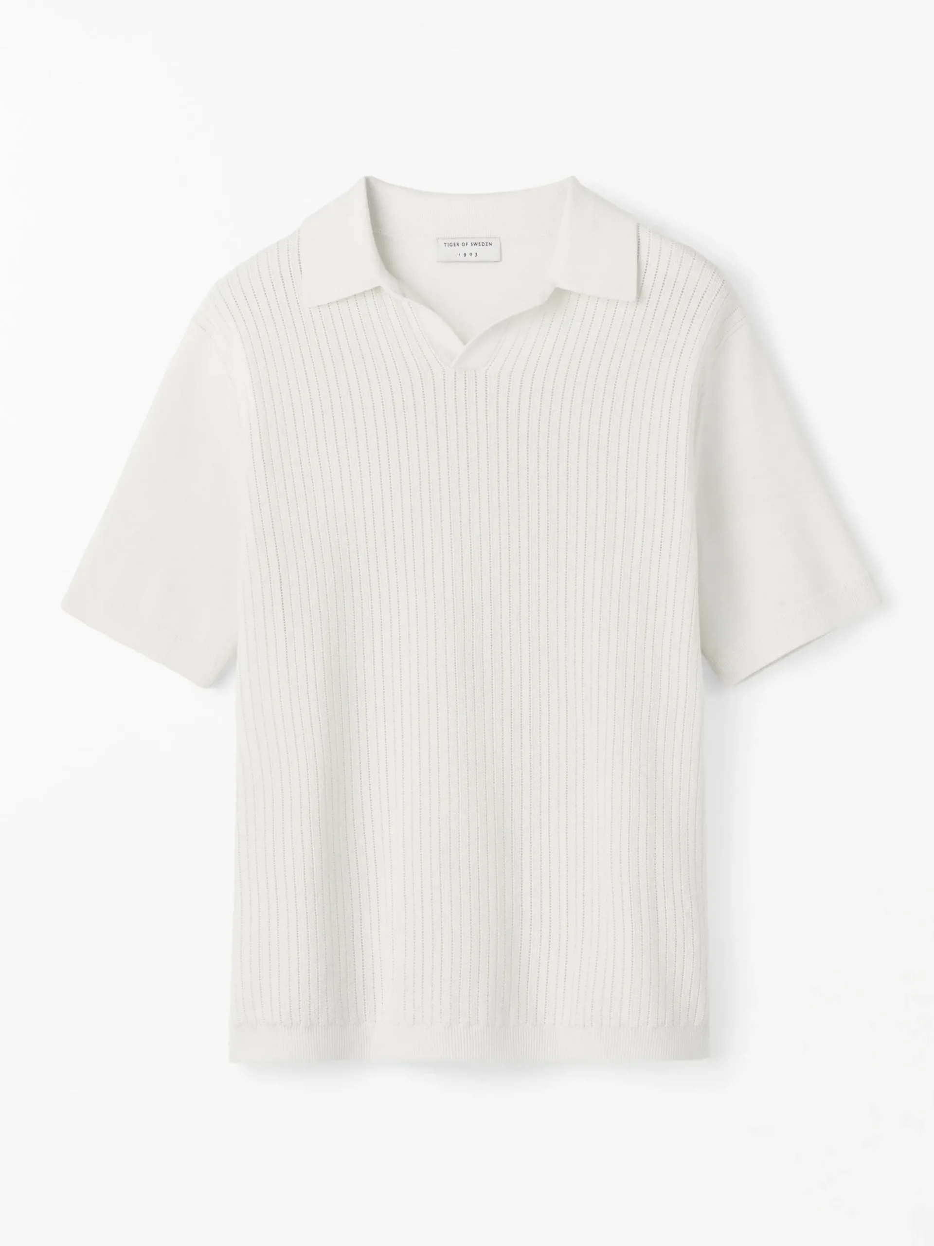 Eoin P Ribbstickad Polo
