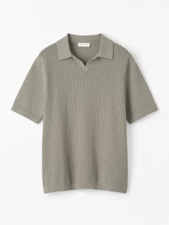 Eoin P Ribbstickad Polo