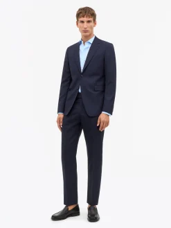 Justin Pinstripe Ullkostym