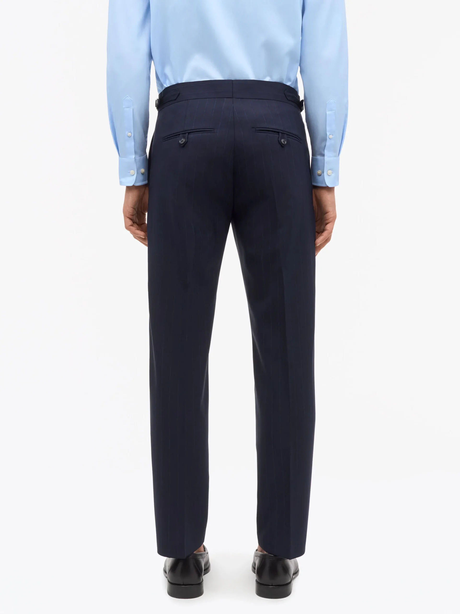 Justin Pinstripe Ullkostym