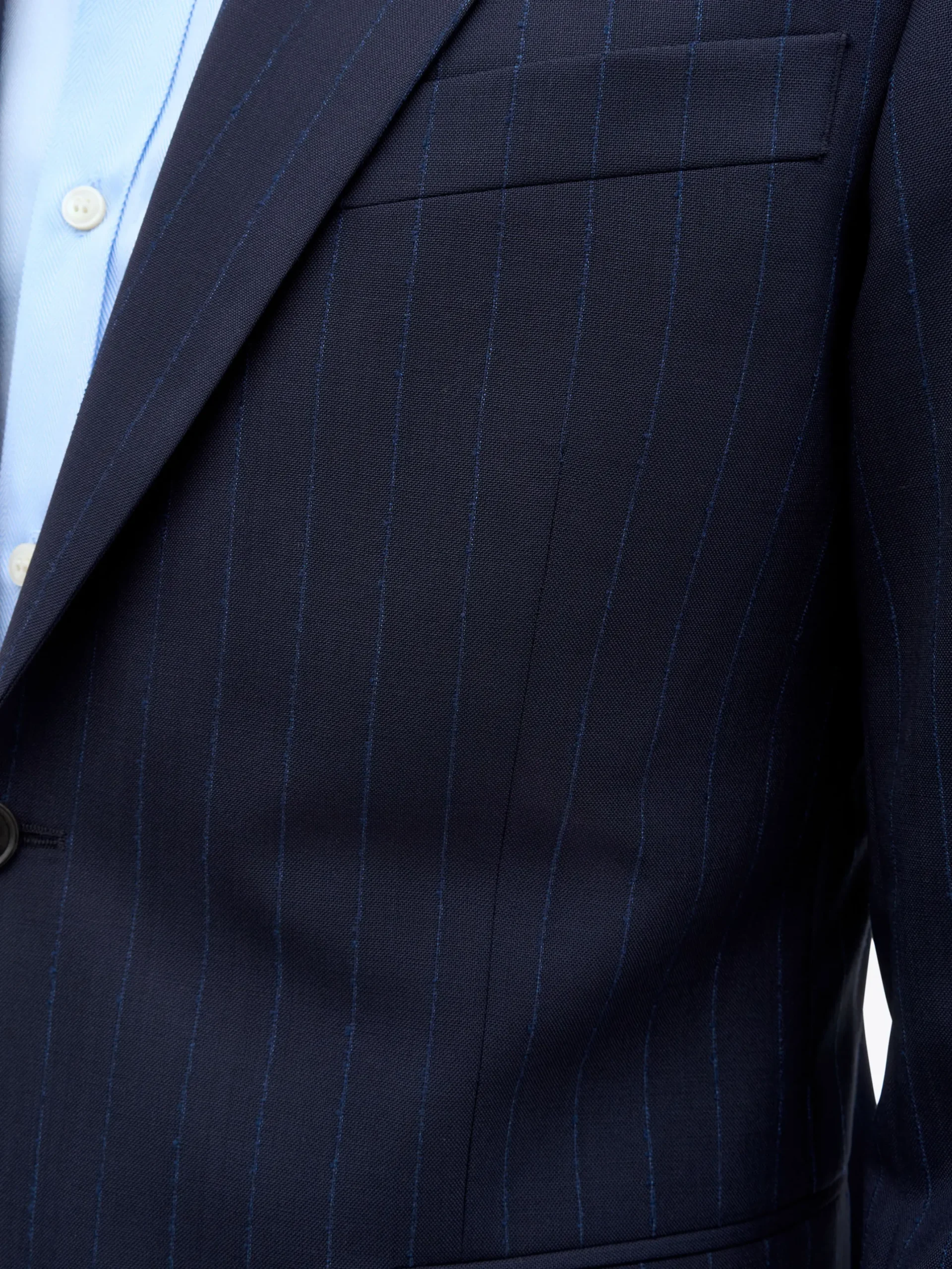 Justin Pinstripe Ullkostym