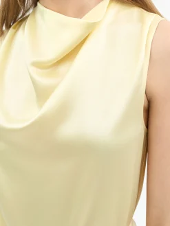 Lian Draperad Satintopp