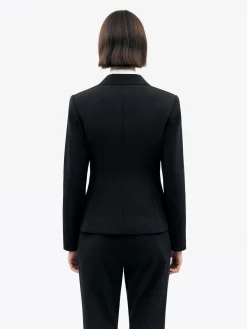 Mirja Slim Fit Svart Kostym