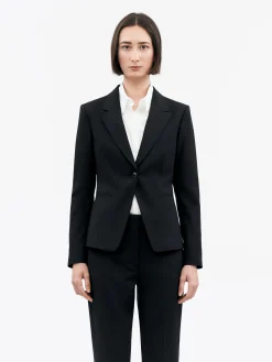 Mirja Slim Fit Svart Kostym