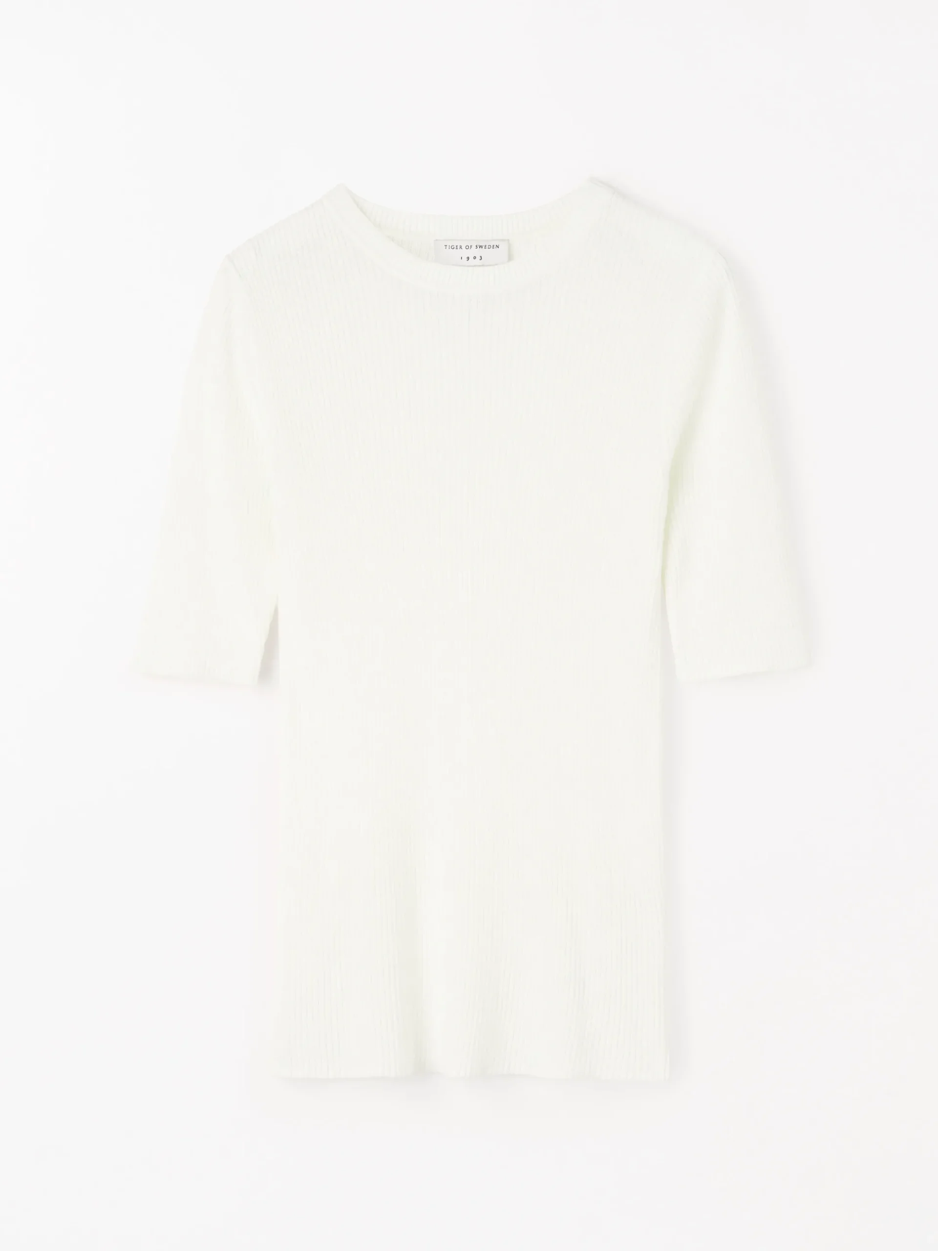 Orvi Slim Stickad T-Shirt