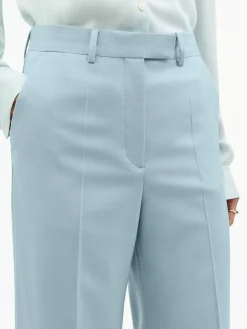 Rita Kostym i Blå Ullblandning