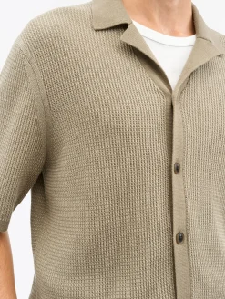 River T Merino-Linne Cardigan