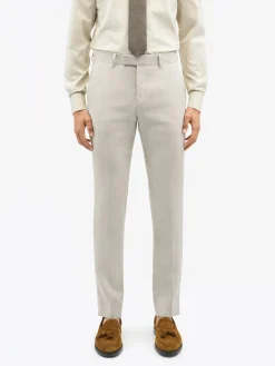 Tenuta Slim-Fit Byxor i Linne