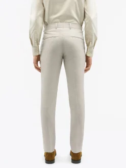 Tenuta Slim-Fit Byxor i Linne