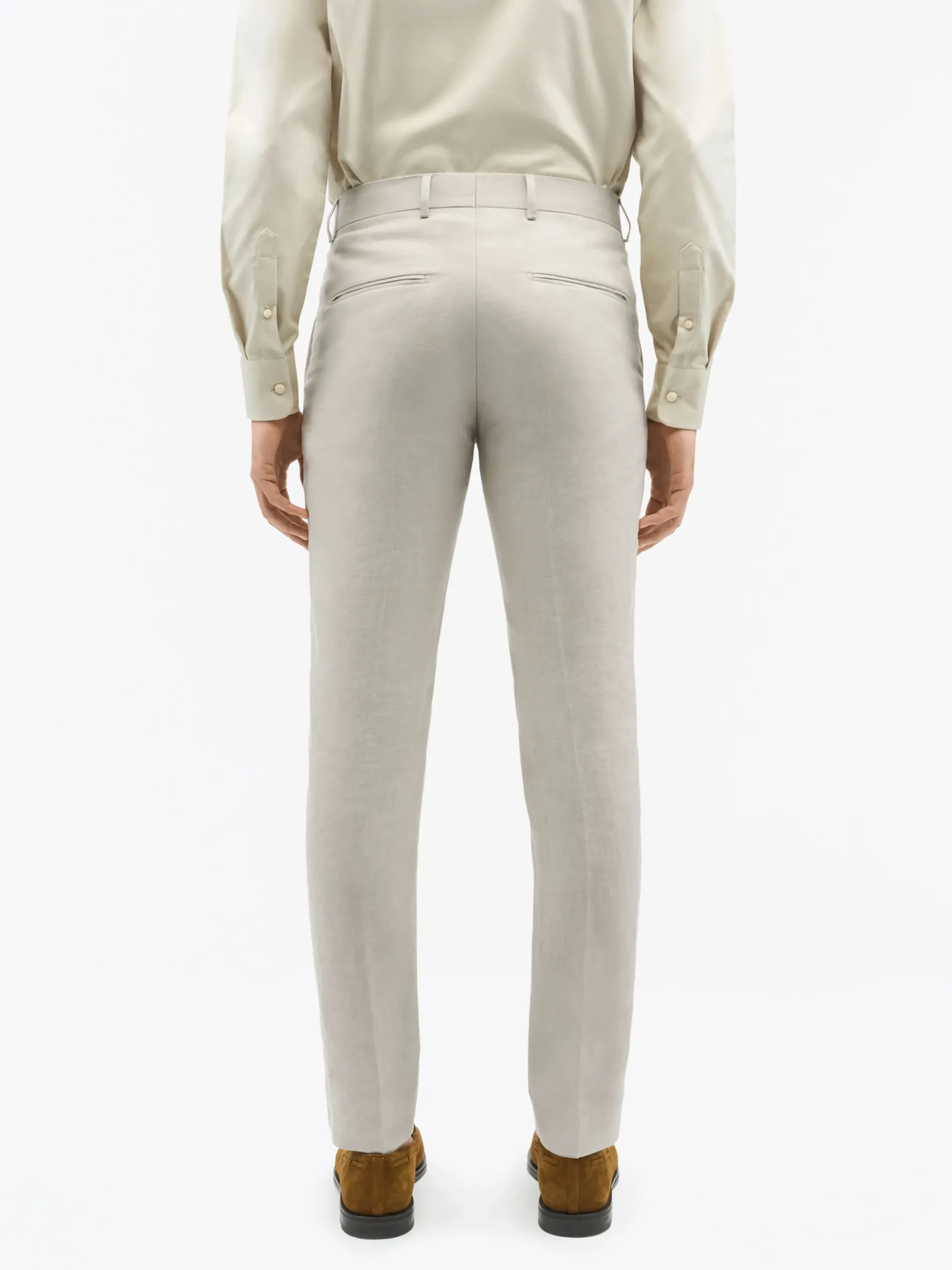 Tenuta Slim-Fit Byxor i Linne