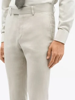 Tenuta Slim-Fit Byxor i Linne