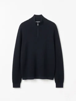 Travis Waffle-Stitch Half-Zip