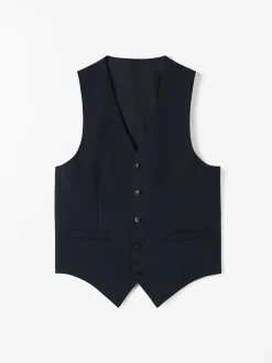 Wayde Polyester-Ullblandning Väst